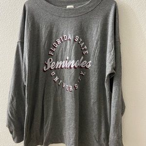FSU Oversized long sleeve sweatshirt